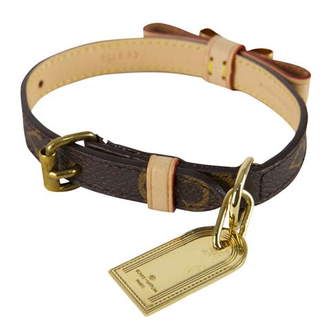 large louis vuitton dog collar|louis vuitton dog leash.